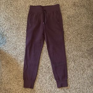 Lululemon maroon sweat pants